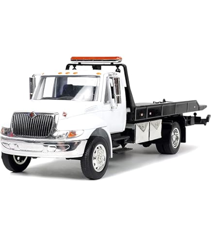 Amazon.com: Jada International Flat Bed Tow Truck Vehicle : Toys